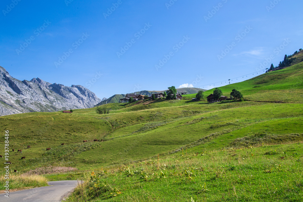 Naklejka premium Montagne