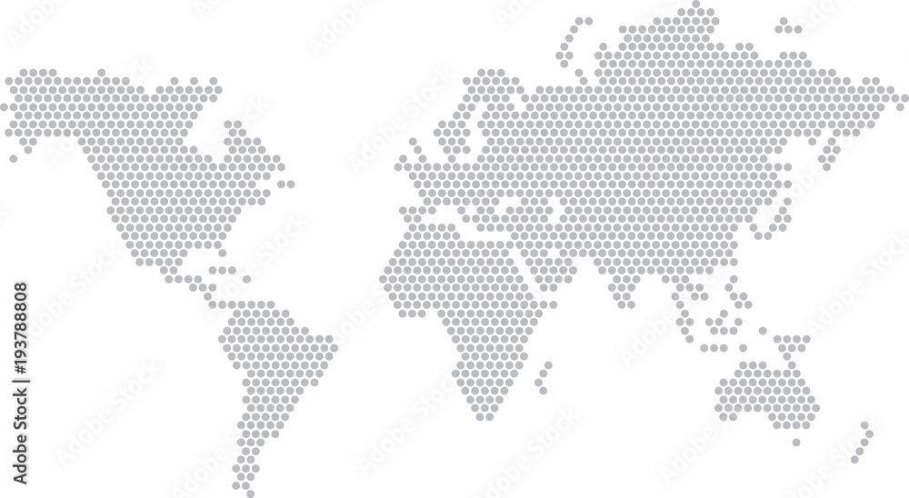 Fototapeta premium World map. vector illustration