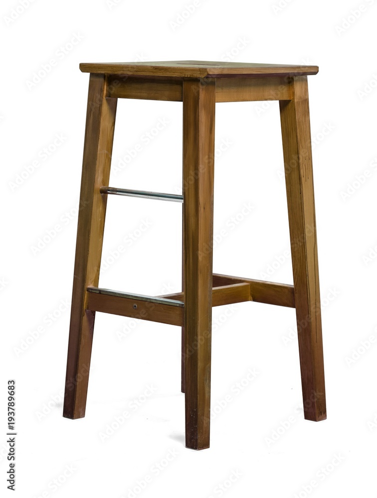 Stools over isolated white background Stools over isolated white background