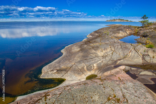 Finland. Lake Shore. Rocky ...