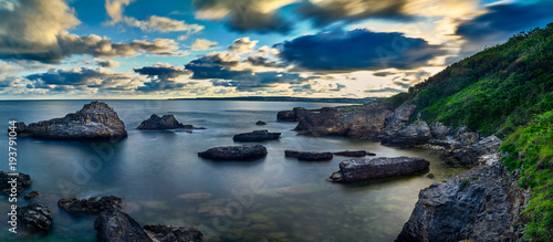 Fototapeta Naklejka Na Ścianę i Meble -  Kefken and Kerpe cliffs, the Black Sea, Turkey