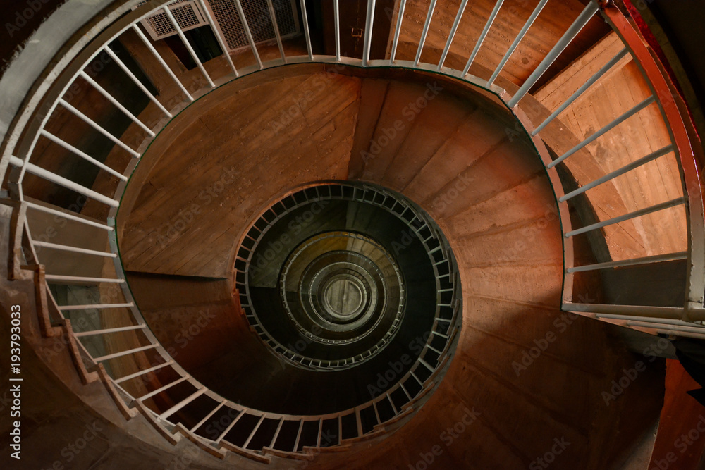 Fototapeta premium Spiral staircases