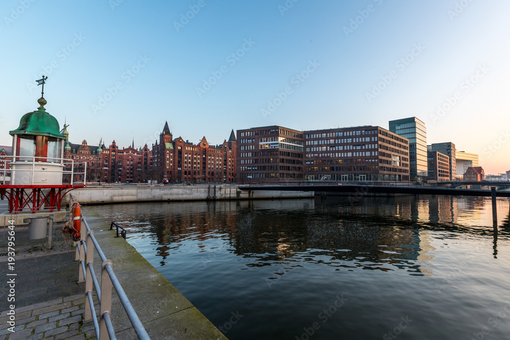Fototapeta premium Brücke in der Hamburger Hafencity