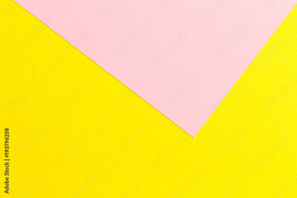 yellow and pink paper texture background Color. Trending colors, geometric background of the paper. Colorful soft paper background.Pastel color. yellow and pink paper texture background Color. Trending colors, geometric background of the paper. Colorful soft paper background.Pastel color.