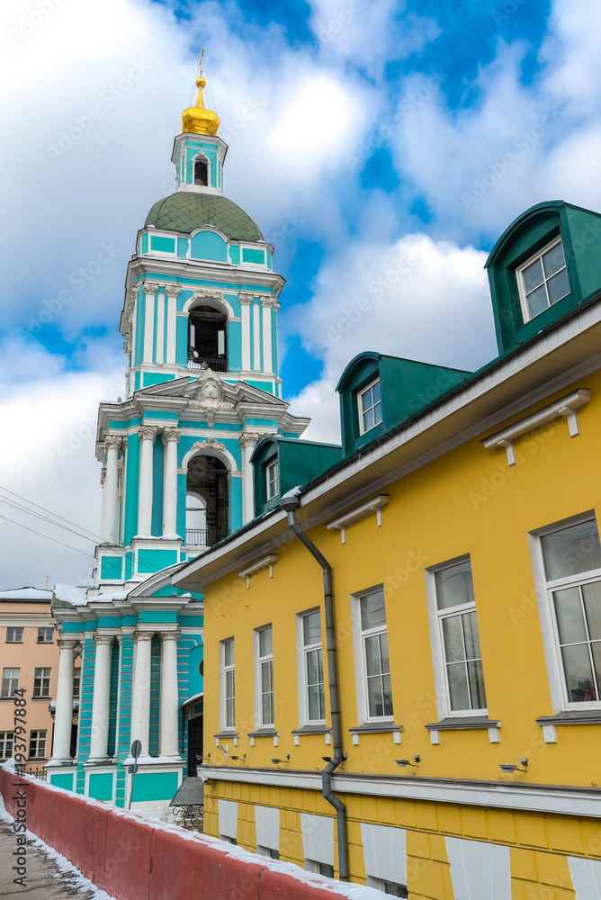 Obraz premium The Church of Trinity of the Life-giving in the Serebrians in Moscow, Russia