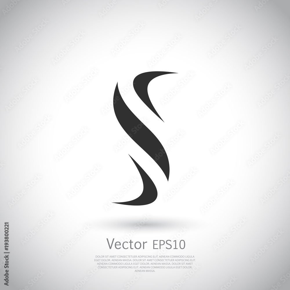 Obraz premium Letter S logo template.