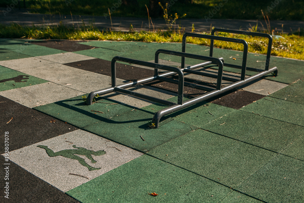 summer sunny sport playground workout place concept summer sunny sport playground workout place concept