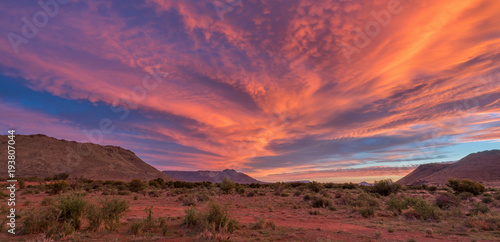 Karoo sunset  photo