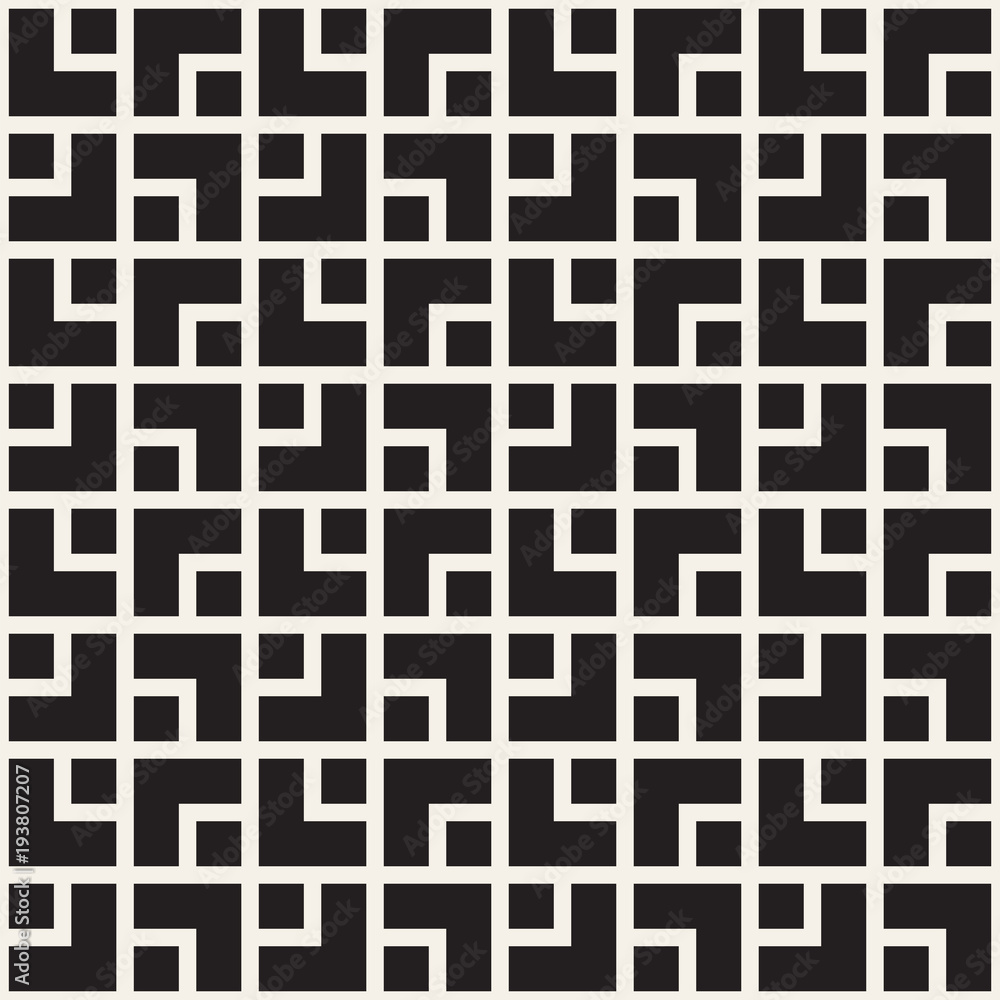 Vector seamless lattice pattern. Modern stylish texture with trellis. Repeating geometric grid. Simple graphic design background.
