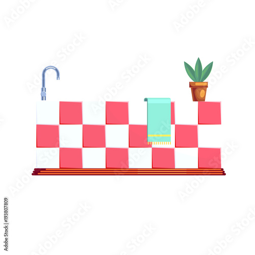 Cartoon tube vector illustration