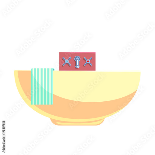 Cartoon tube vector illustration