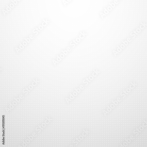 Bright dotted gradient background. White and grey texture - light design