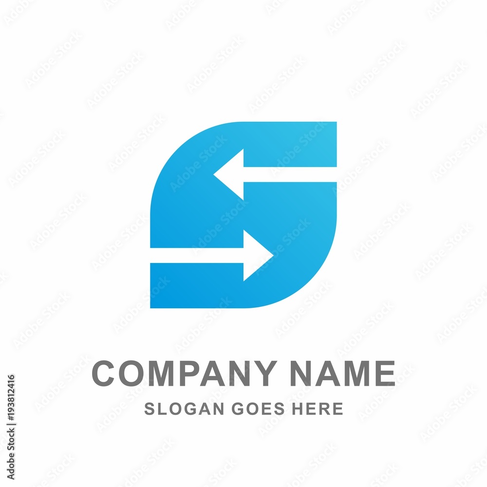 Monogram Letter S Infinity Arrow Digital Link Connection Technology Computer Business Company Stock Vector Logo Design Template Monogram Letter S Infinity Arrow Digital Link Connection Technology Computer Business Company Stock Vector Logo Design Template