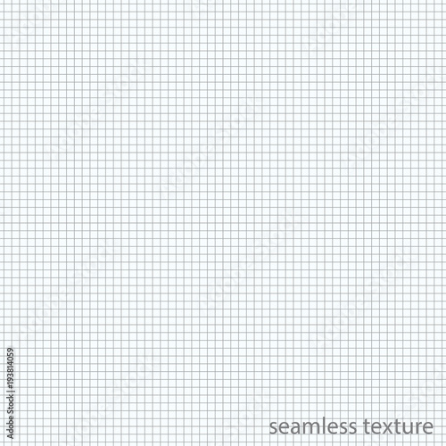 Grid vector seamless texture. Similar to paper background. Geometric repeatable simple striped pattern