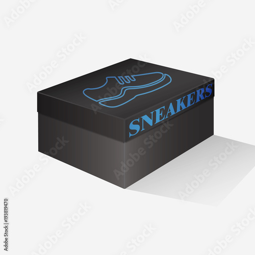 Box for shoes, sport shoes.
