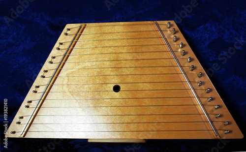 15 String Wooden Auto Harp Lap Harp Lute Zither photo