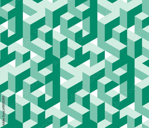 Isometric labirynth pattern