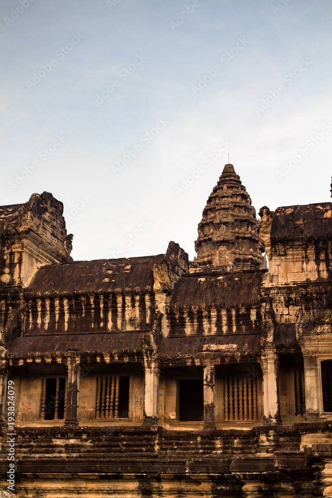 Temples of Angkor Wat in Cambodia