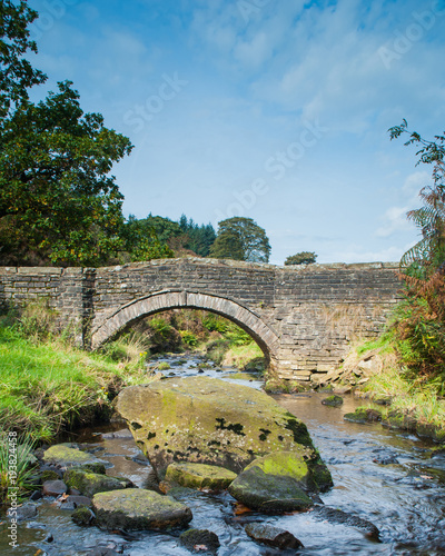 A Pack Horse Bridge In The Goyt Valley, Peak District.