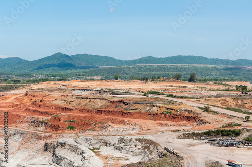 Coal Mining industry used the mining machinery equipment extracting coal ores from the ground. Open-pit mine or surface mining extract coal to used for heavy industrial in Thermal Power Plant