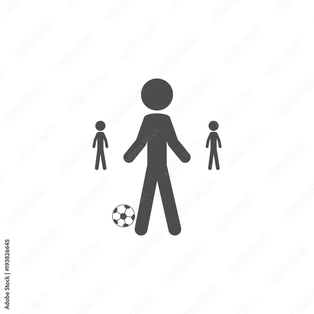 soccer players with a ball icon.Element of popular soccer football icon. Premium quality graphic design. Signs, symbols collection icon for websites, web design, soccer players with a ball icon.Element of popular soccer football icon. Premium quality graphic design. Signs, symbols collection icon for websites, web design,