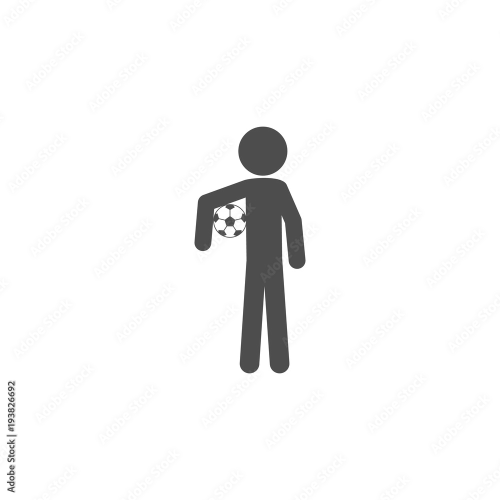 soccer player with a ball icon.Element of popular soccer football icon. Premium quality graphic design. Signs, symbols collection icon for websites, web design, soccer player with a ball icon.Element of popular soccer football icon. Premium quality graphic design. Signs, symbols collection icon for websites, web design,