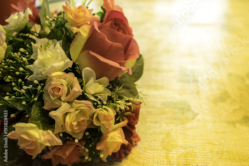 Bouquet of Roses plastic.