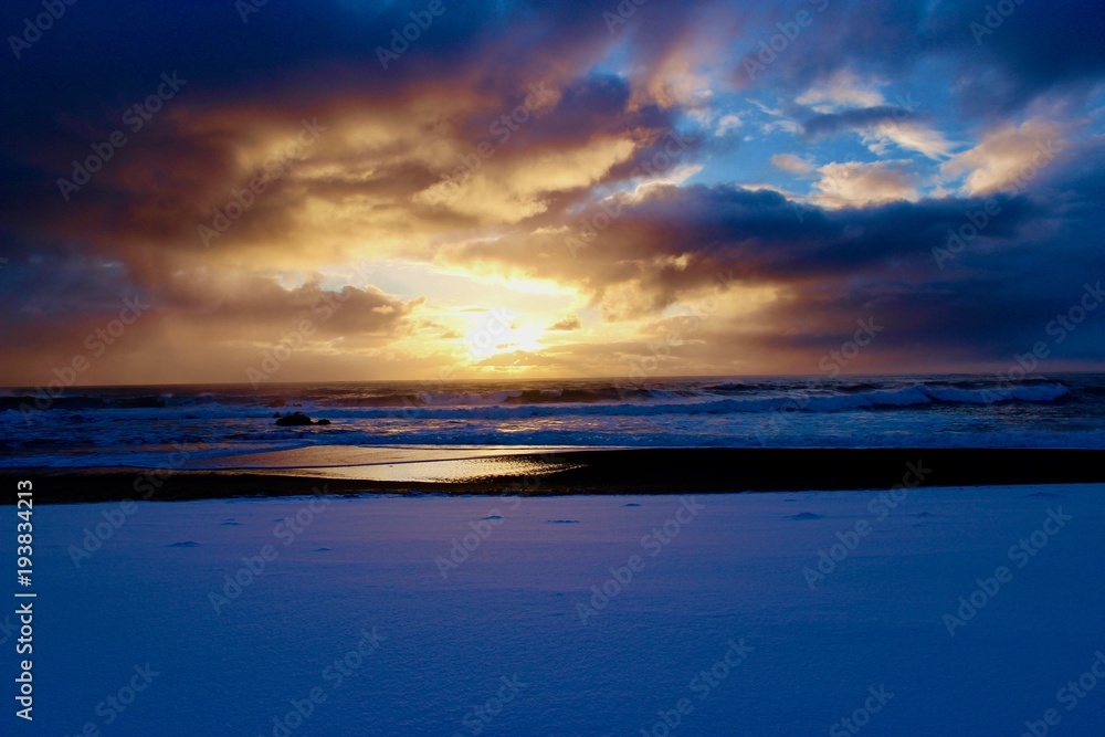 Coucher de soleil - Islande