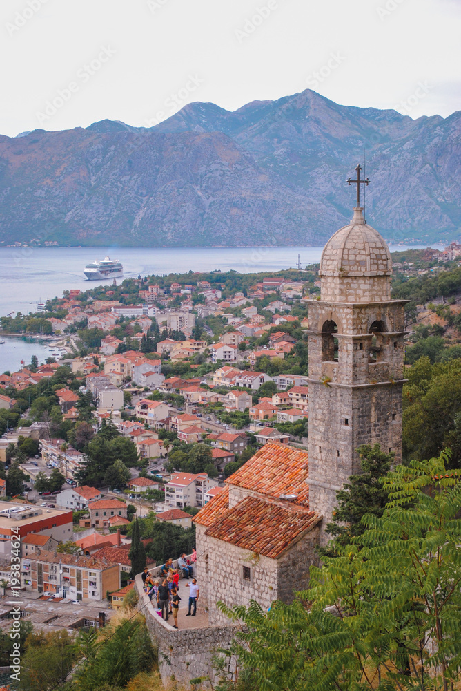 kotor church montenegro gulf