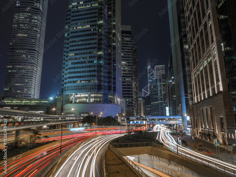 Connaught Road long exposure