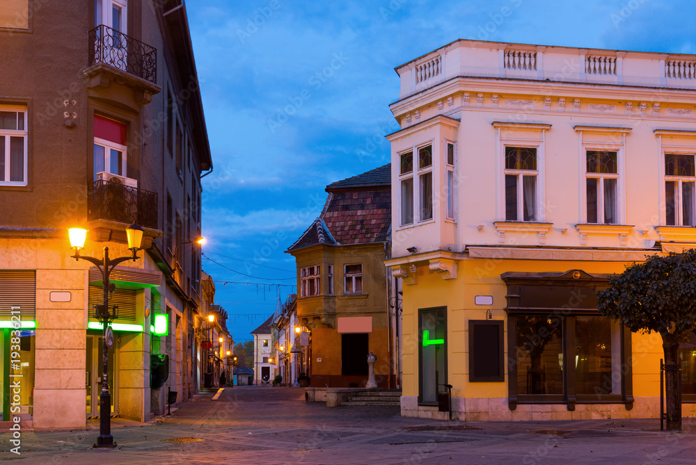 Fototapeta premium Streets of Gyor, Hungary