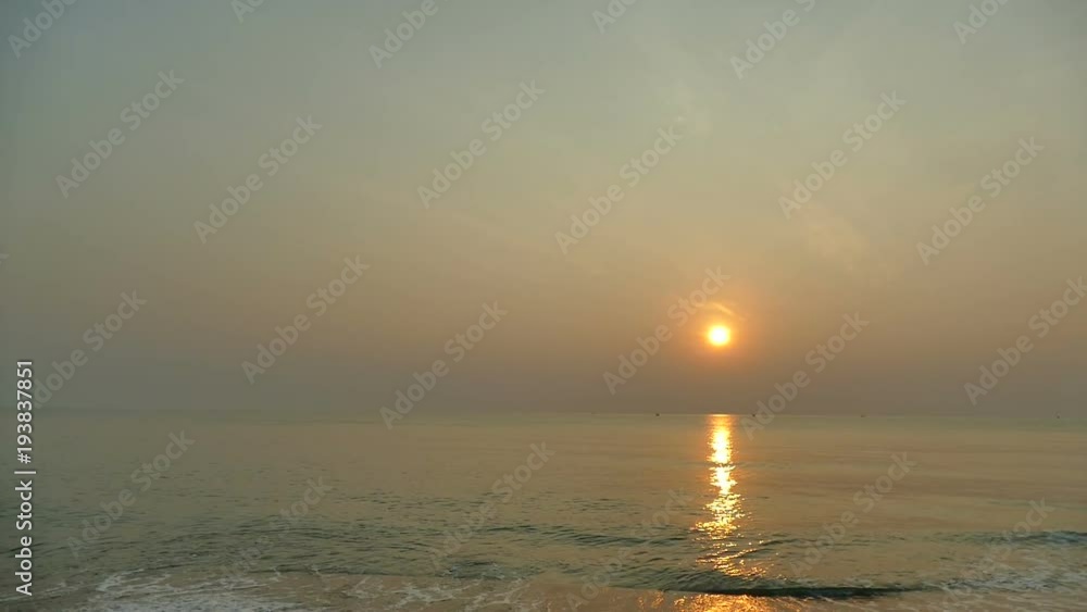Beautiful tropical beach and sea landscape at sunset time
Beautiful tropical beach and sea landscape at sunset time