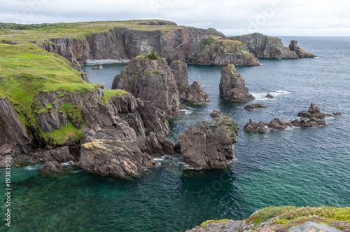Sea Stacks Along Spillar's Cove Newfoundland