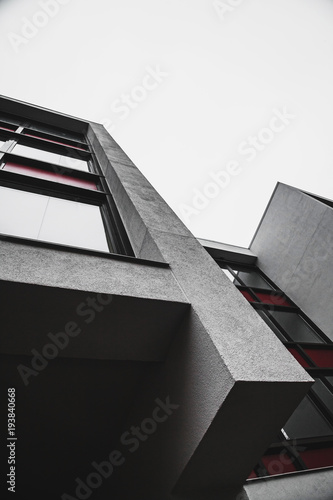 Simple abstract forms of minimalistic building