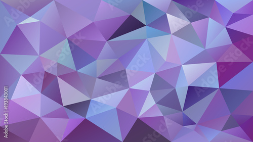 vector abstract irregular polygonal background - triangle low poly pattern - ultra violet, lavender and bright purple color