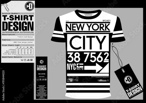 Stock Vector Illustration: T-Shirt Design / Print Design