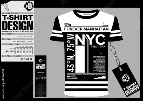 Stock Vector Illustration: T-Shirt Design / Print Design