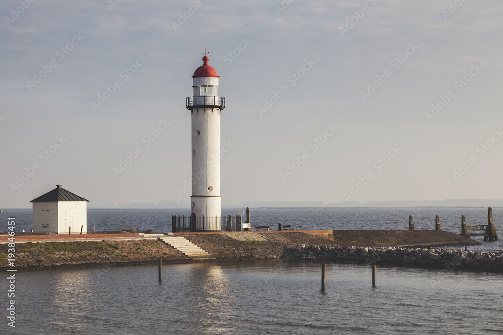 Hellevoetsluis Lighthouse in Netherlands
