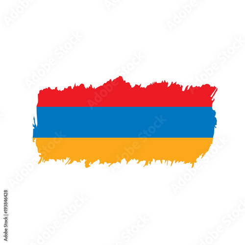 Armenia flag  vector illustration