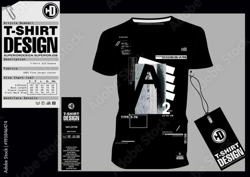  Stock Vector Illustration: T-Shirt Design / Print Design