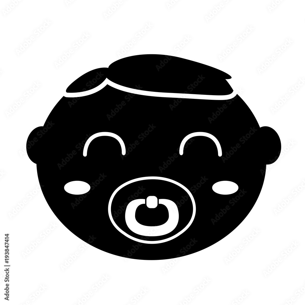 Fototapeta premium Happy baby avatar