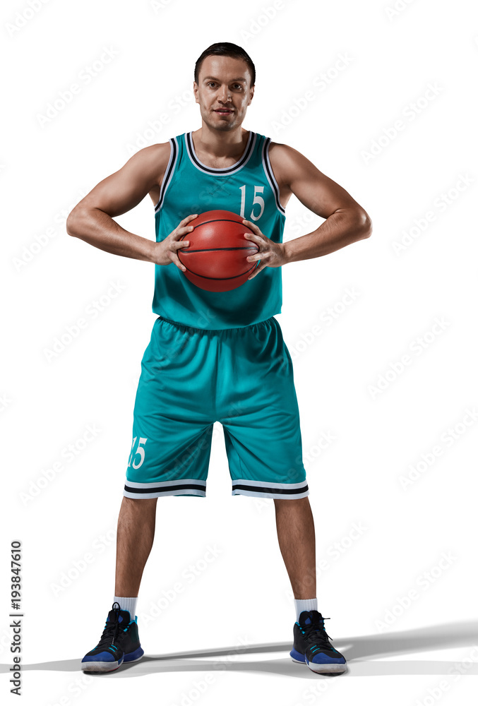 basketball player isolated on white basketball player isolated on white