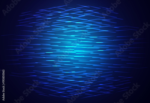 Blue abstract lines glowing background