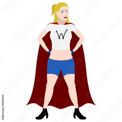 Superwoman cartoon character