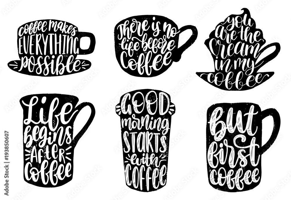 Quote Coffee Cup Vector & Photo (Free Trial)