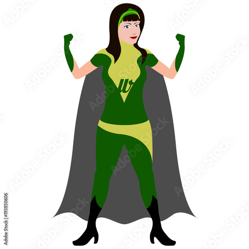 Superwoman cartoon character