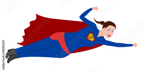 Superwoman cartoon character