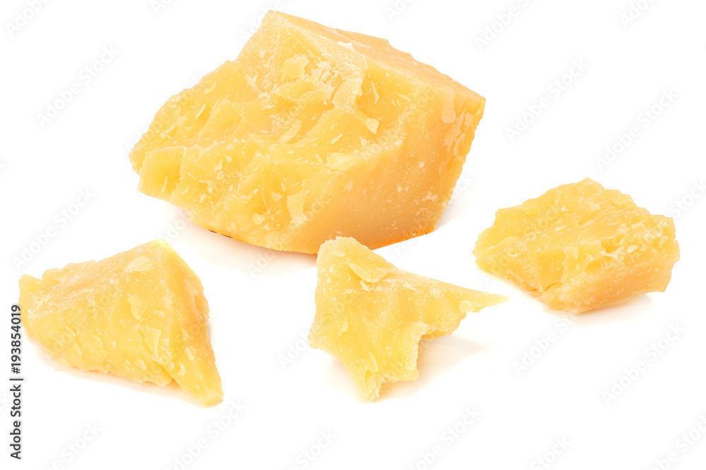 parmesan cheese isolated on white background parmesan cheese isolated on white background