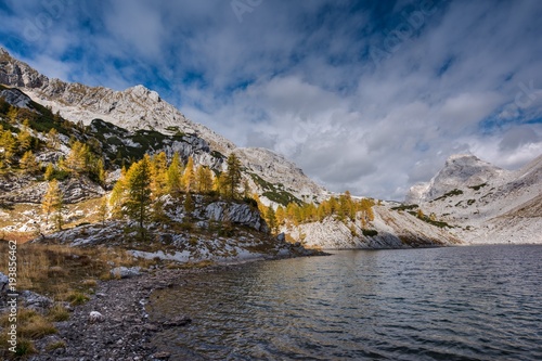 Lake Ledvica at Triglavska Sedmera jezera In Triglav National park