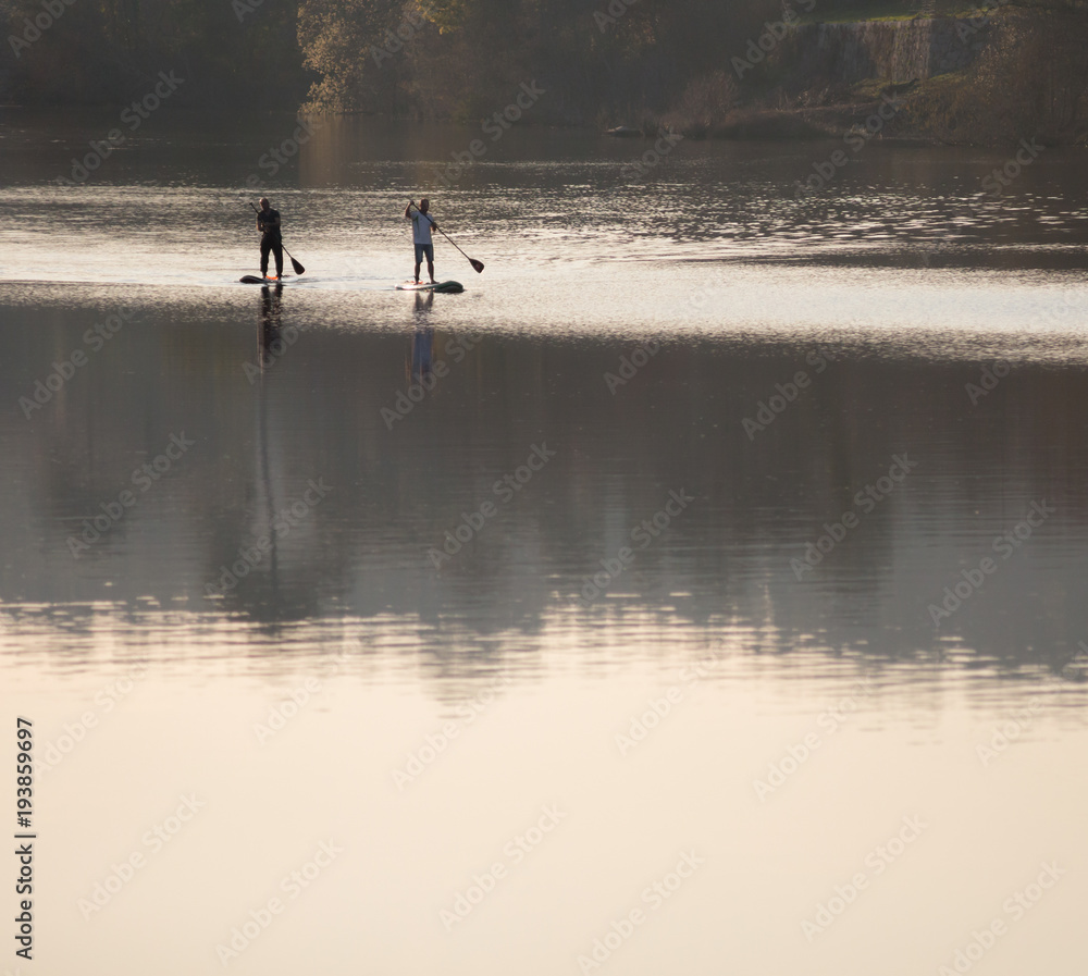 Sup at Sunset.